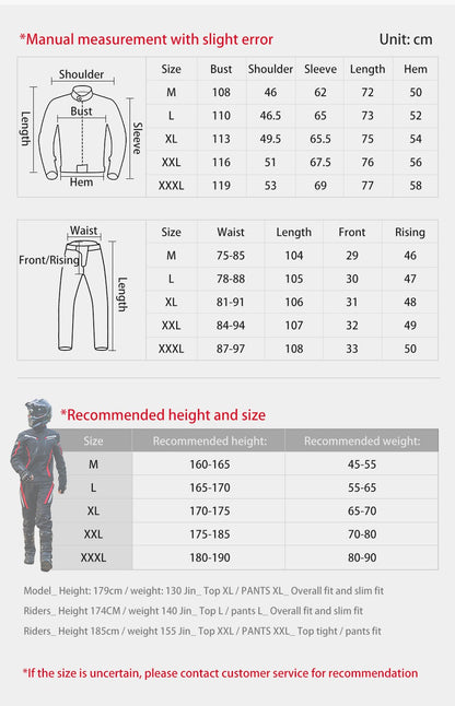 HEROBIKER Waterproof Motorcycle Jacket Man Racing Jacket Wearable Motorcycle Pants Moto Clothing With EVA Protection