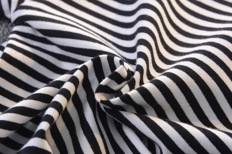 Summer Clothes for Children Baby Boys Girls Striped T-Shirt And Shorts 2pcs Set Toddler Fashion Tracksuit