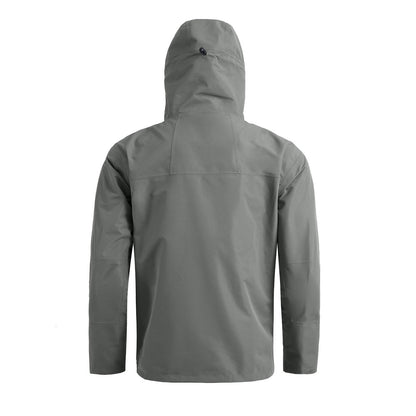 Jaqueta Masculina Impermeável com Capuz para Pesca com Mosca e Caminhada, 3 Camadas, Respirável, Corta-vento, Casaco Hardshell