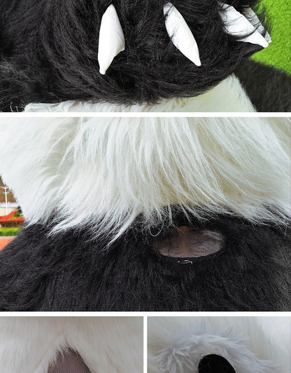 Giant Panda Inflatable Costume Street Funny Polar Bear Mascot Costume Party Role Playing Plush Inflatable Mascot Costume