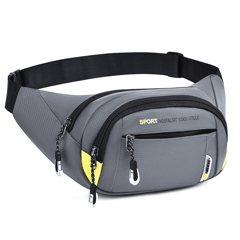 Unisex Mobile Waist Bag - Large Capacity, Water-Resistant, Durable for Work & Travel, Fashion Crossbody Pack Sports Bag