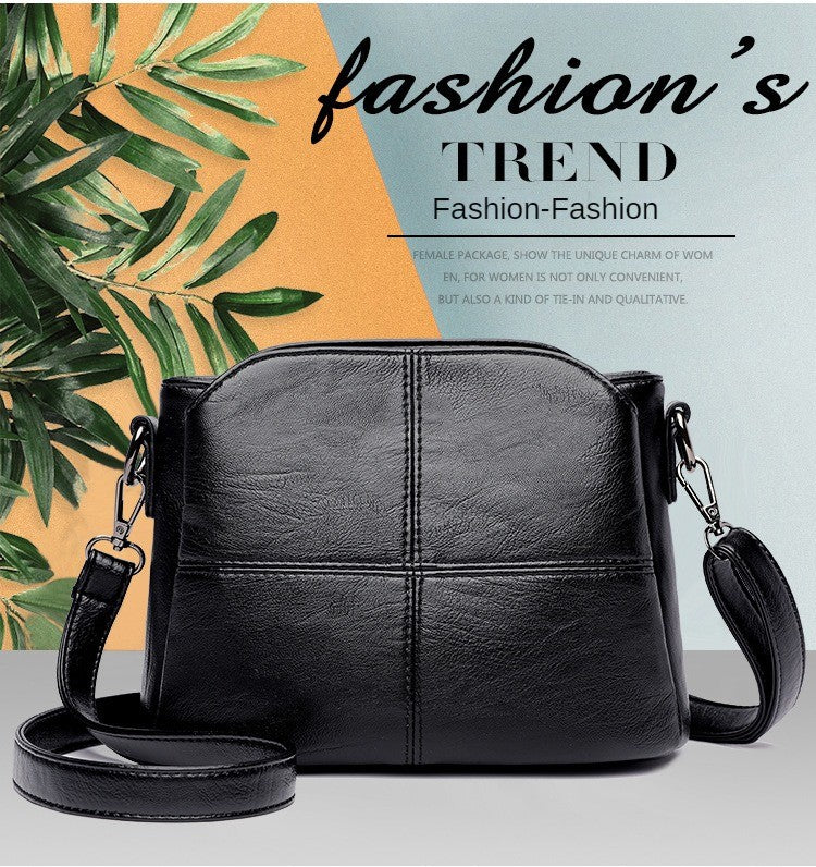 Women's Bags Retro Design Crossbody Bag Trend Quality PU Leather Bucket Shoulder Bags Small Handbags for Women
