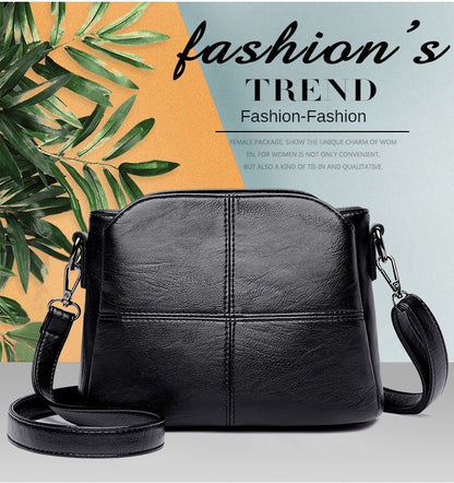 Women's Bags Retro Design Crossbody Bag Trend Quality PU Leather Bucket Shoulder Bags Small Handbags for Women