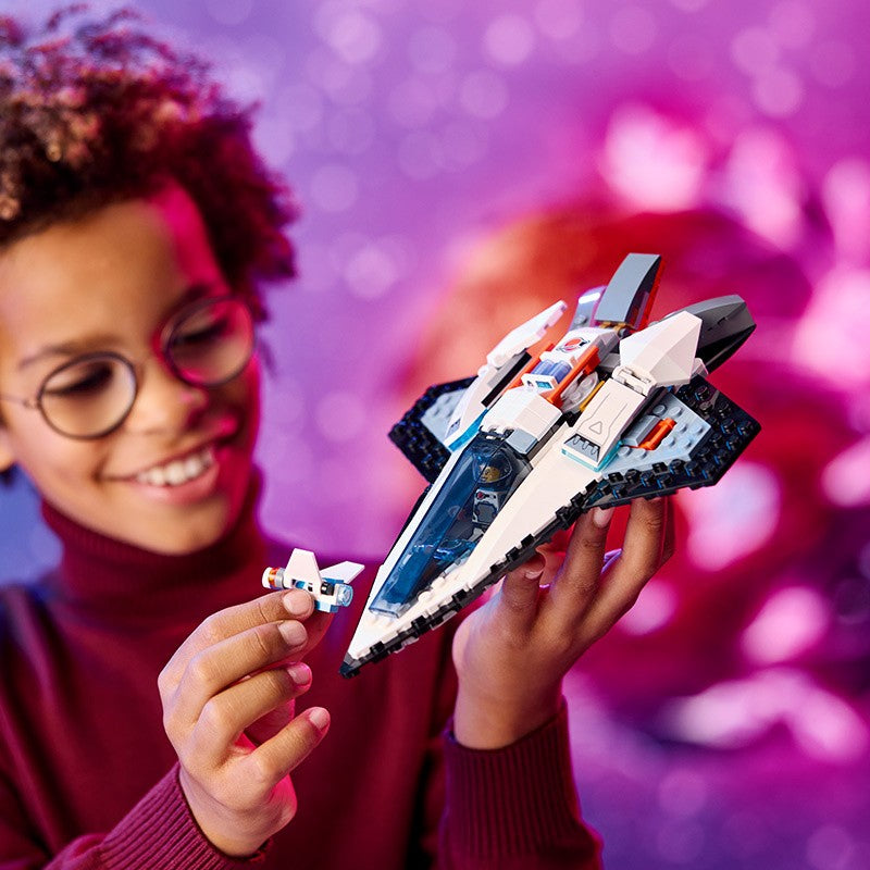 LEGO City 60430 Nave Espacial Interstelar, Quebra-Cabeça Masculino e Feminino, Bloco de Montar, Brinquedo Infantil, Presente