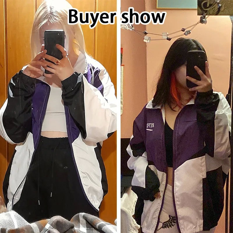College Style Varsity Jacket Men's Spring Letter Embroidery Bomber Jacket Casual Street Loose Patchwork Zipper Coat Couple