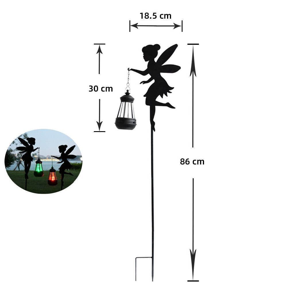 Solar Lights Outdoor Solar Watering Can Light Solar Garden Lights Waterproof Metal Hanging Lantern Fairy Garden Decor Outside