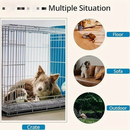 Large Plush Dog Bed Sofa Thickened Super Soft Polyester Pet Mat Dog Crate Mat Bed For Small Medium Large Dog Bed