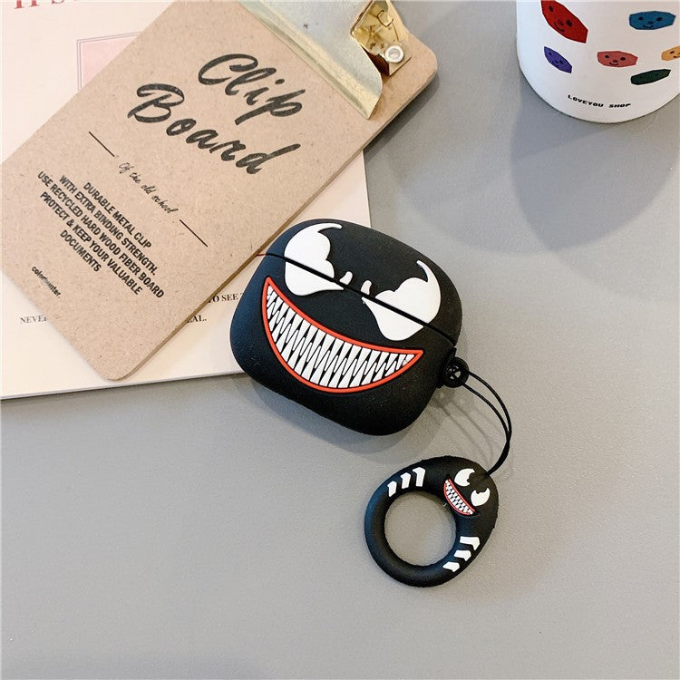 Capa Batman para Airpods Pro 2, Capa de Silicone à Prova de Choque 3D Desenho Animado para Airpods 4 3 2 1 Capa Protetora Funda Meninos Crianças