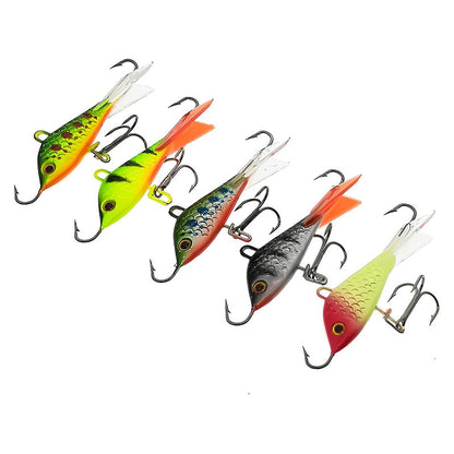 1PÇ Isca Artificial Jig Gelo de Inverno de Qualidade 5cm 7.5g Isca Falsa VIB Isca Artificial Leurre Balancer para Pesca de Carpa Lúcio Perca