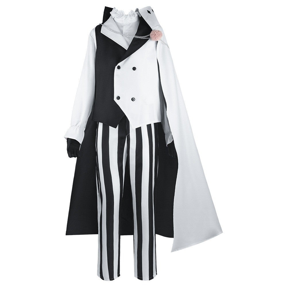 Nikolai Gogol Cosplay Costume Anime Bungou BSD Season 4 Nikolai Cosplay Cloak Cape Uniform Suit Wig