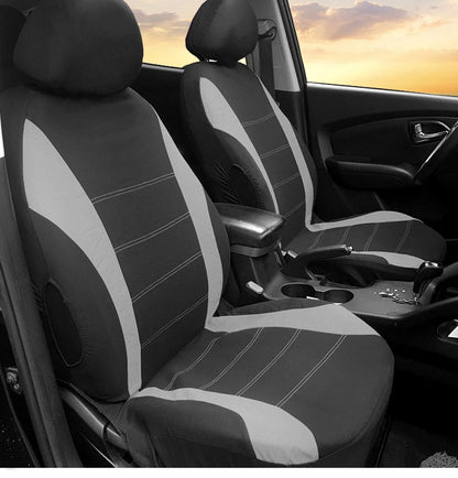 Universal Full Car Seat Covers Polyester Fabric Auto Protect Covers Car Seat Protector Automotive Interior Supplies