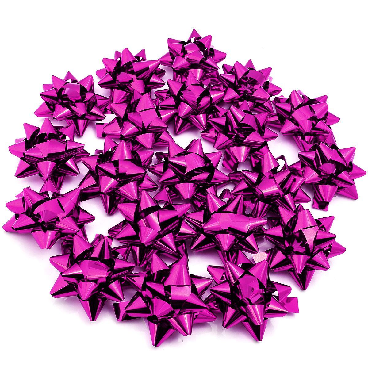 20/10pcs Self-Adhesive Star Flower Ribbon Star Bows For Holiday Valentine Christmas Birthday Party Decoration Gift Wrapping