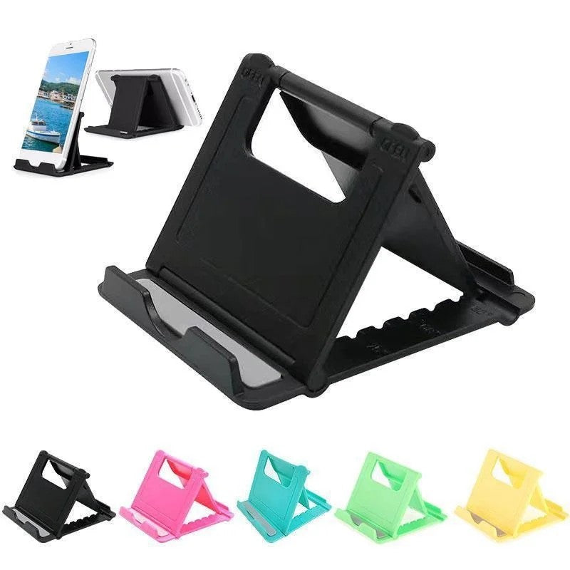 Mini Suporte Dobrável Portátil Universal Ajustável Criativo Para Tablet e Celular ipad iPhone Samsung Xiaomi