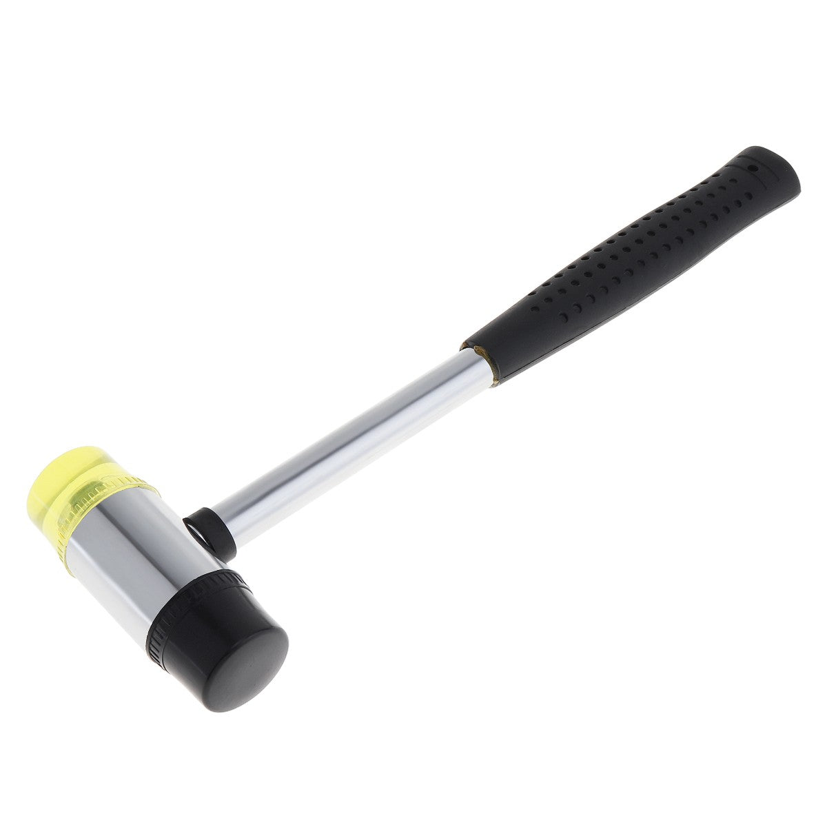 Martelo de borracha de 25mm 30mm 40mm Martelo de nylon com face dupla para instalação de janelas de vidro com cabeça redonda e cabo antiderrapante Ferramenta manual DIY