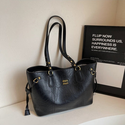 2025 New Light Luxury Niche Popular Large-capacity Commuting Versatile Shoulder Bag Casual High-end Tote Bag Women