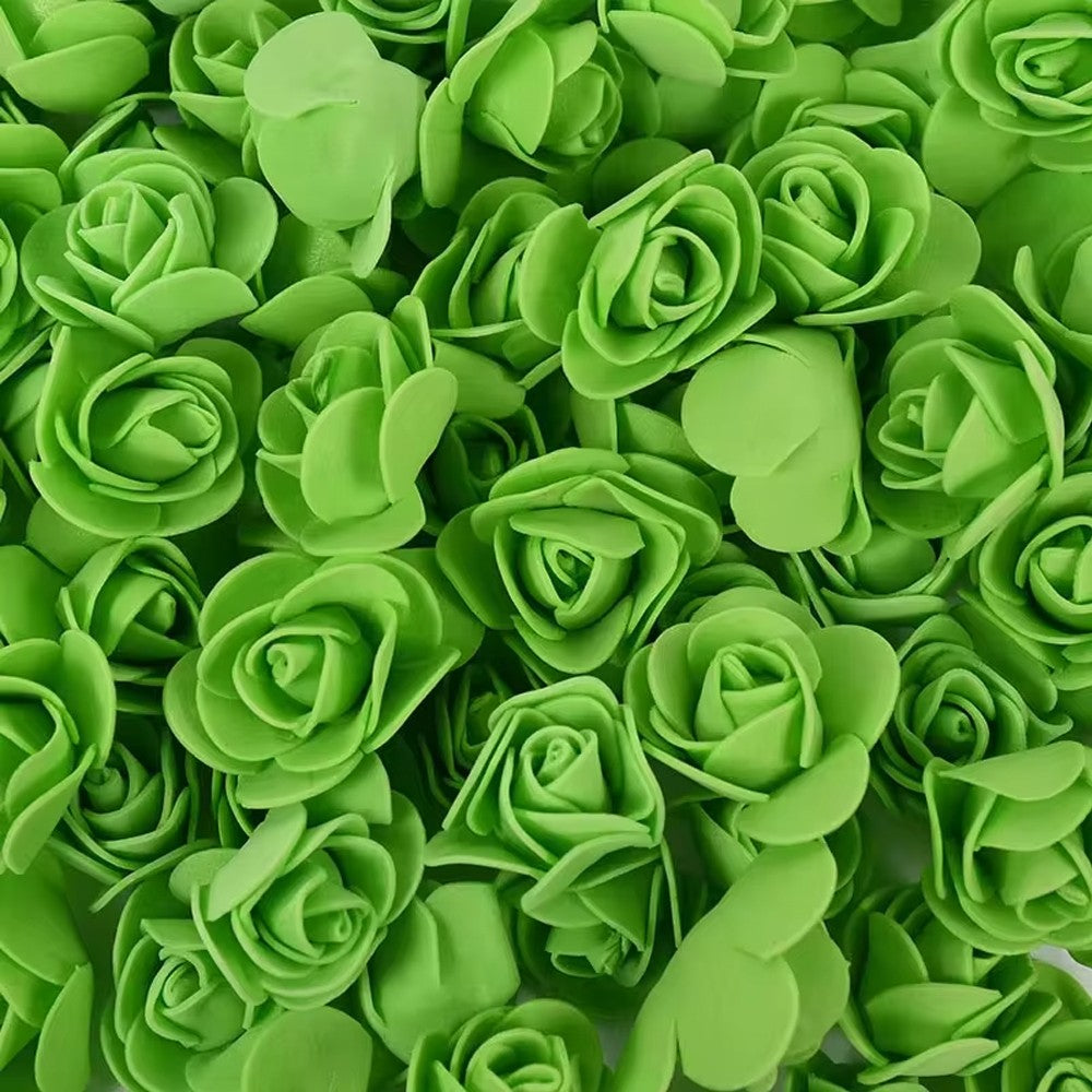 2000/10pcs Mini  Artificial Rose Flowers Head  Rose Heads DIY Valentine's Day Roses Wedding Bouquets Party Gift Candy Box Decor