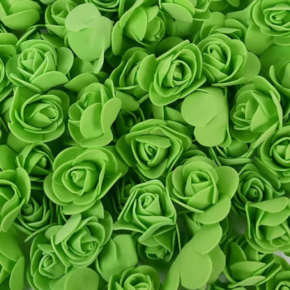 2000/10pcs Mini  Artificial Rose Flowers Head  Rose Heads DIY Valentine's Day Roses Wedding Bouquets Party Gift Candy Box Decor