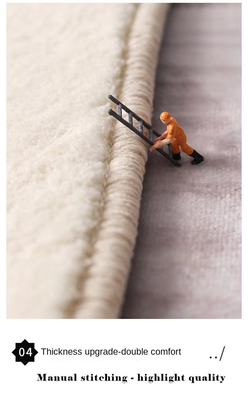 VIKAMA Cartoon Big Head Cat Floor Mats Waterproof Anti-Fouling Entrance Sofa Living Room Bedroom Home Decoration Carpet