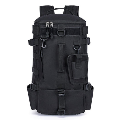 Mochila Tática de Pesca com Porta-Varas, Bolsa para Apetrechos de Pesca, Armazenamento de Equipamentos de Pesca, Sistema Molle, para Acampamento, Caminhada, Bolsa Multifuncional para Exteriores