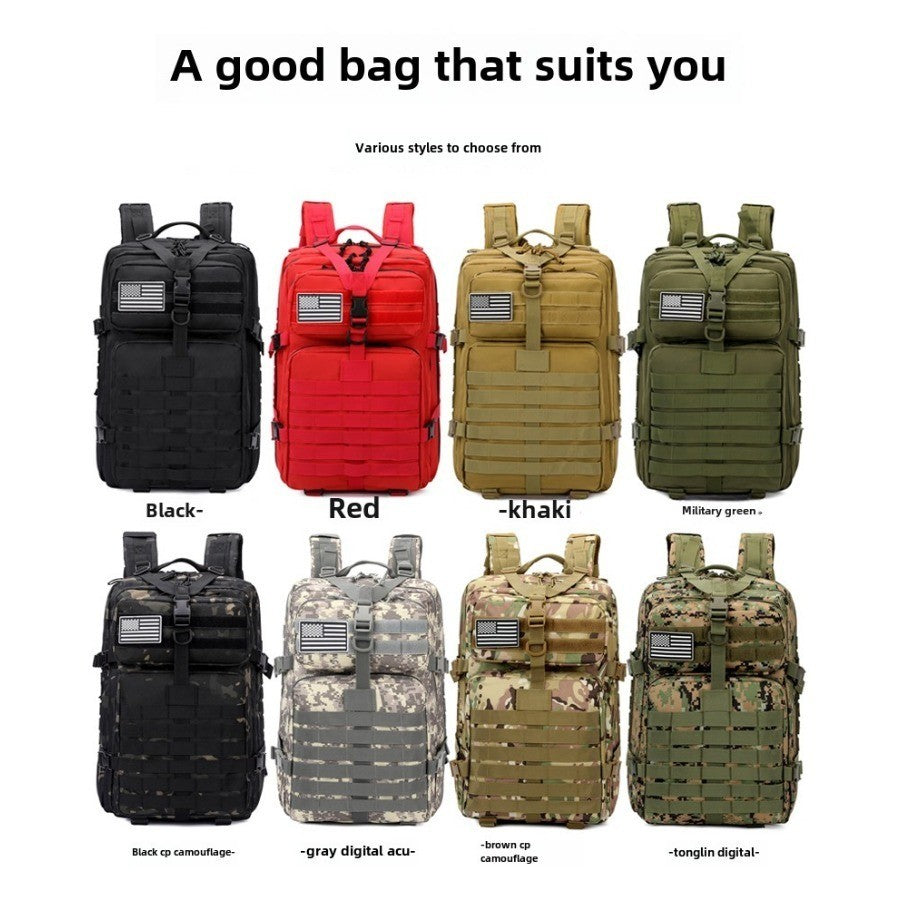 Mochila Tática Elite 50L/30L | Mochila de Trabalho e Militar 3X Mais Forte | Resistente e de Alta Durabilidade | Mochila de Sobrevivência MOLLE de 3 Dias