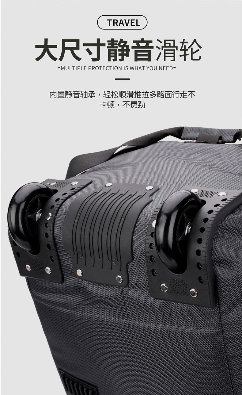 Travel Bag, Large Capacity Handbag, Portable Outdoor Carry-On Luggage, Wheeled Travel Bag, Convenient and Practical Unisex Travel Bag