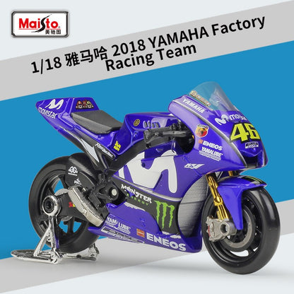 Maisto 1:18 2021 GP Racing Ducati Pramac Racing Veículos Die Cast Colecionáveis Modelo de Moto Brinquedos