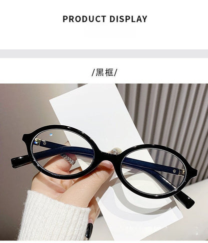 New Vintage Oval Frame Myopia Glasses for Women Men Anti Blue Light Near Sight Eyeglasses KoreanStyle Unisex Fashionable Eyewear