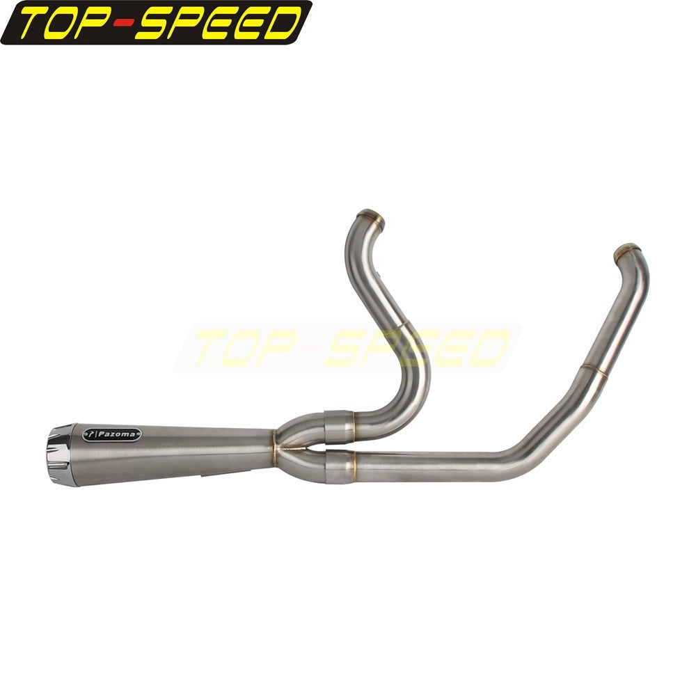 For Harley CVO Street Glide FLHXSE 2017-2025 CVO Road Glide ST FLTRXSTSE 2024-2025 2-Into-1 Exhaust Motorcycle Touring Mufflers