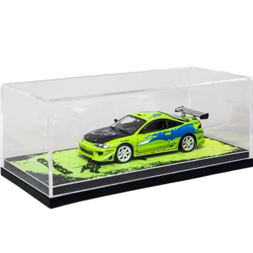 Miniatura de Carro Diecast Transcend Eclipse Fast 1:64 Edição Limitada 999pçs Colecionável Brinquedo Automotivo Veículo Modelos Presente