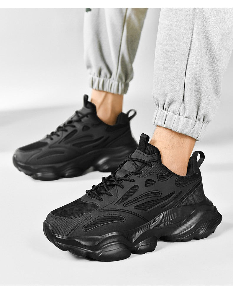Tênis Masculino de Caminhada Esportiva de Alta Qualidade, Tamanho Grande 48, Plataforma, Tênis Casual Masculino, Tênis Moderno para Uso Externo