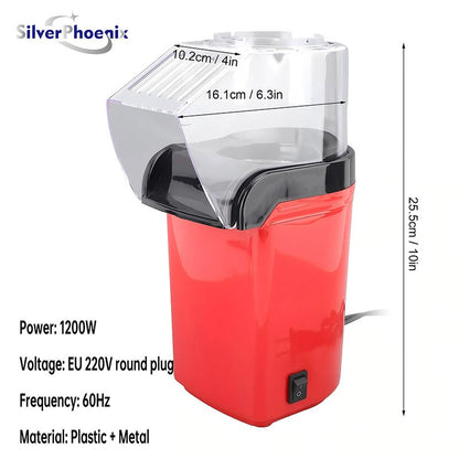 Household Popcorn Makers Mini Popcorn Machine Electric Appliance Machine Fully Automatic Popcorn Machine For Kitchen