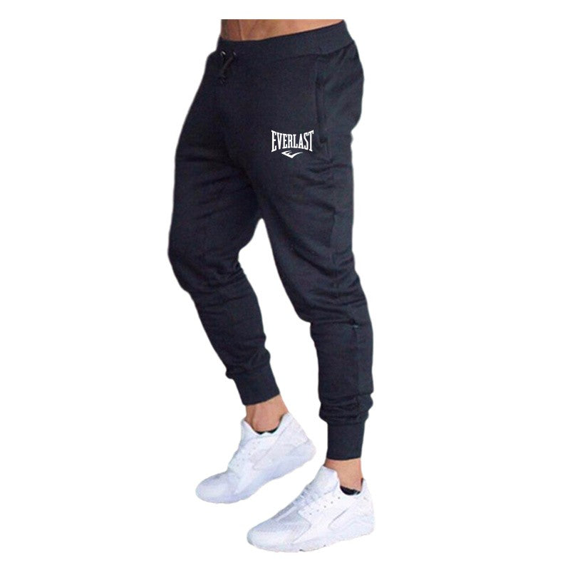 Novas Calças Estampadas de Outono EVERLAST Masculino/Feminino Calças de Corrida Calças de Moletom Esportivas Casuais Calças de Fitness Academia Respiráveis