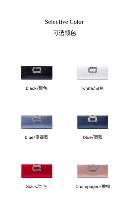 2025 Trend New Luxury Designer Clutch Bag Fashion Women's Black Silk Clutch Bag Elegant Party Wedding Handbag for Women Purse