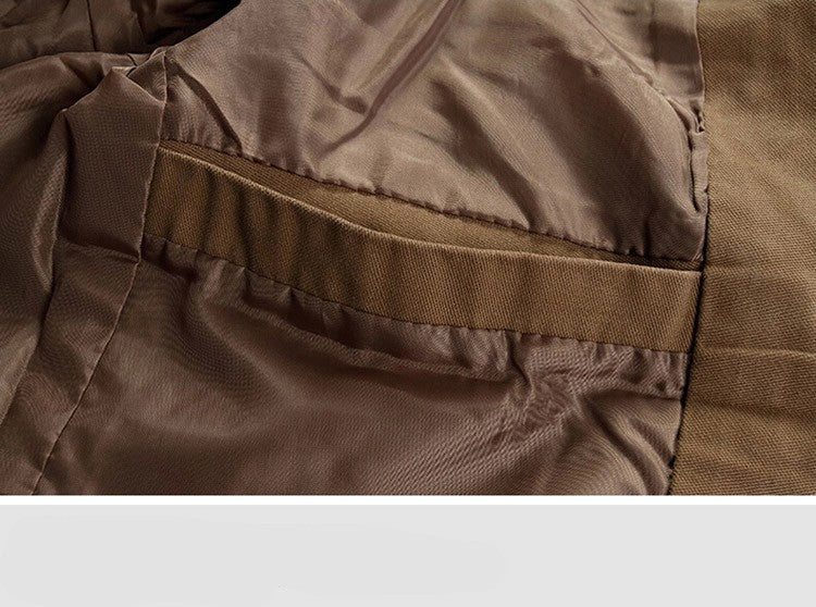 Cotton Business Casual Men Blazer Fashion Trend Slim Fit Solid Color Jacket Large Size M-6XL Khaki Black Brown Suit Coat
