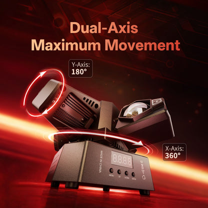 4-Arm Moving Head Light 70W RGBW Beam Magic Ball Light Stage Strobe Effect Lights DJ Party Lights for Theater Live Show Bar Club