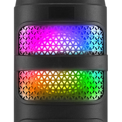 Caixa de som Bluetooth 3000W, alto-falante duplo de 4 polegadas, subwoofer estéreo portátil para ambientes externos, alto-falante sem fio 5.0, luz LED recarregável