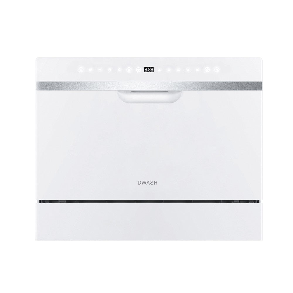 Space Saving Dish Washer Machine  Built-in Dishwasher 6 Sets Capacity for RV Hotel Household Kitchen Use