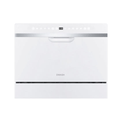 Space Saving Dish Washer Machine  Built-in Dishwasher 6 Sets Capacity for RV Hotel Household Kitchen Use