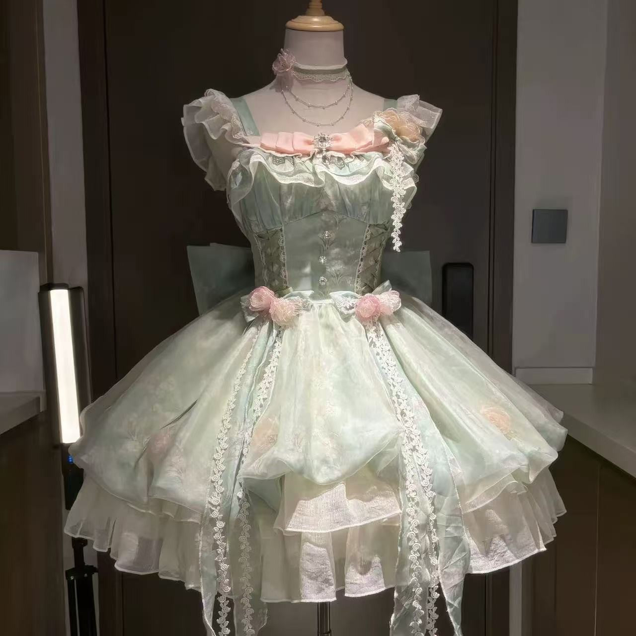 Gothic Y2k Sling Dress Women Harajuku Retro Tulle Ruffles Trim Christmas Party Outfit Grunge Aesthetic Sleeveless Elegant Wear