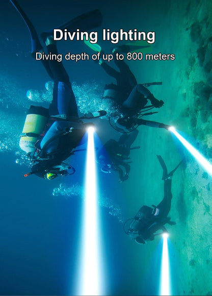 9000LM Upgrade XHP160 Diving Flashlight Powerful Profession Underwater Lantern Rechargeable Dive Torch IP8 Waterproof Scuba Lamp