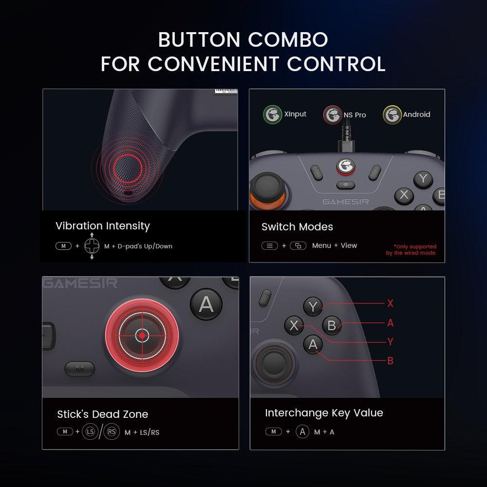 GameSir Nova Lite Switch Controller Gaming Gamepad with Hall Effect for Nintendo Switch iPhone Android Cellphone