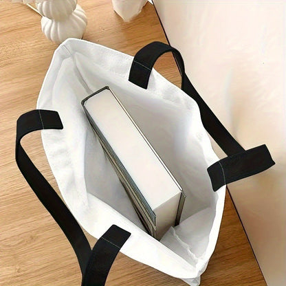 Bolsa Casual Estampada Gatinho Colorido, Mochila Reutilizável da Moda, Bolsa Multifuncional, Sacola de Compras Estampada 40x40cm