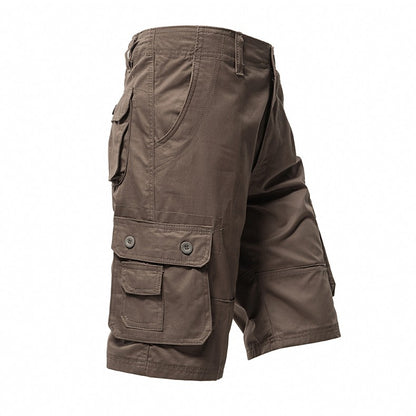 Cargo Knee Shorts Men Sports Casual Bermuda Shorts Plus Size Cotton Half Pants Golf Straight Running Gym Shorts Pants