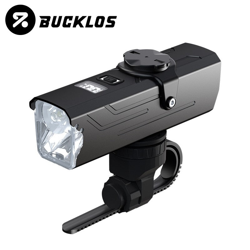 BUCKLOS 4000mAh Bicycle Lights Front with Horn Aluminium Alloy Bike Haedlight Type-C Charging Bike lights Bicycle Accessories