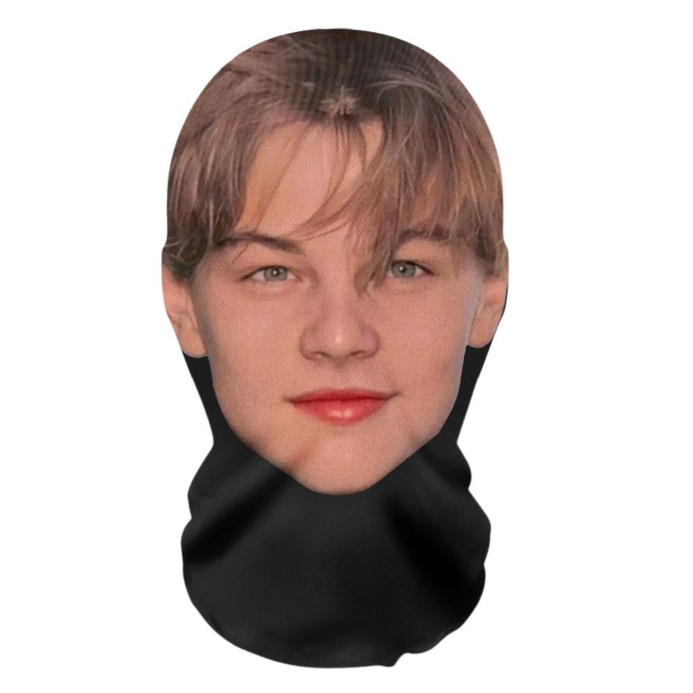 John Pork Smiling Interesting 3D Printed Seamless Mask Head Cover Party Cosplay Props UV Protection Shield Ronaldo PatternCospla