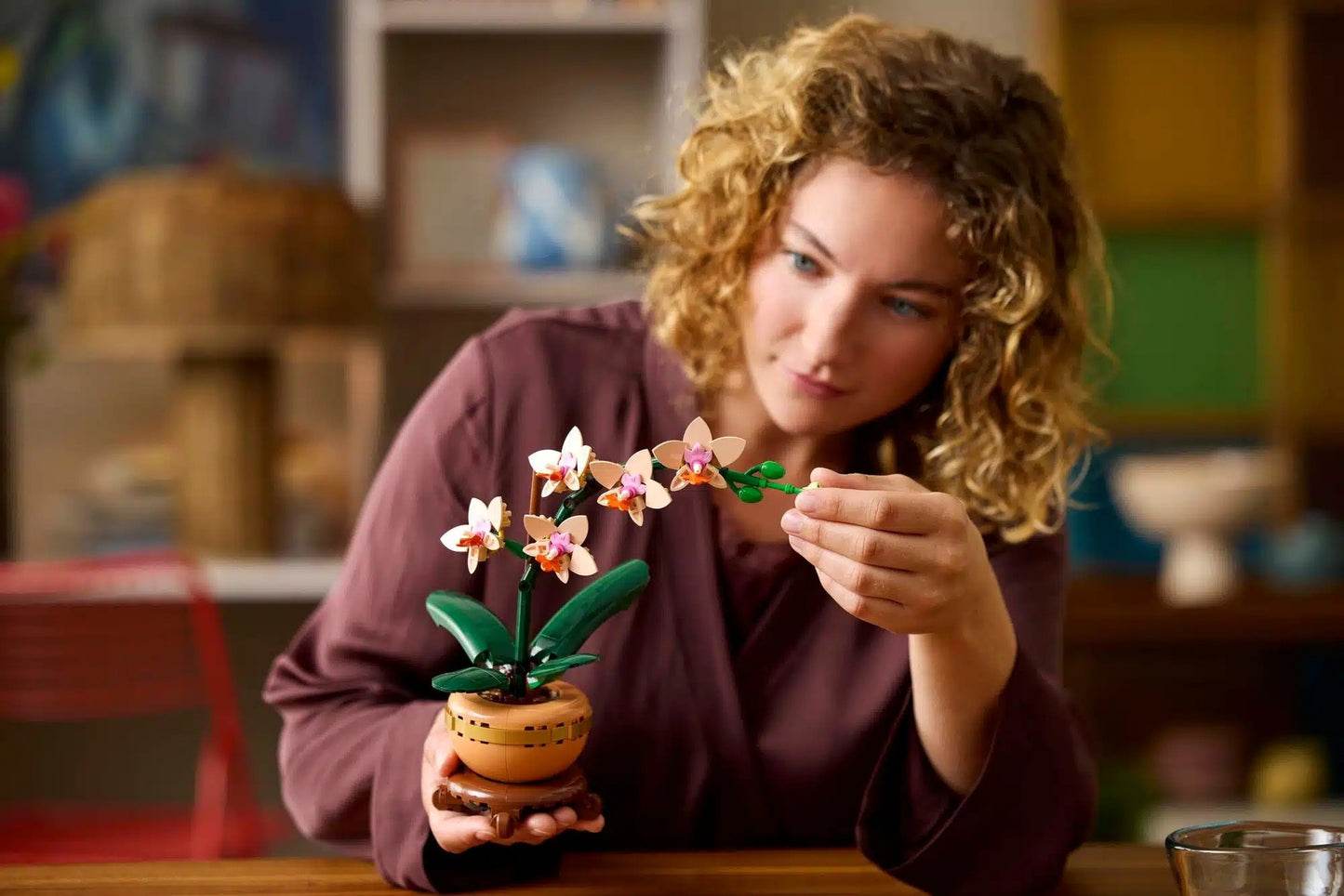 Peças de Lego, buquê de flores Yalan clássico, blocos de construção, plantas de bonsai, blocos de montar, brinquedos românticos DIY para casa, presente infantil