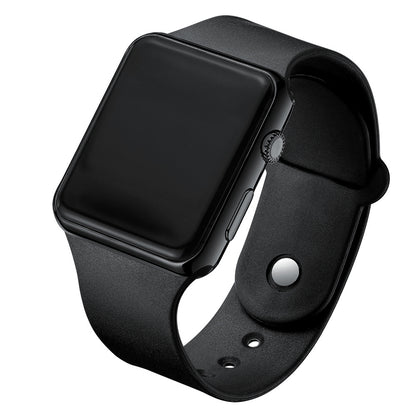Fashion Sport Digital Watch Women Men Square LED Watches Silicone Belt Electronic Women Digital Watches Clock Montre Femme