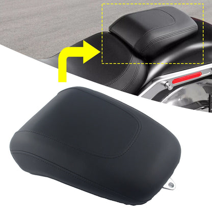 Assento Traseiro Para Passageiro de Motocicleta Couro Preto Para Harley Fat Boy FLFBS 114 FLFB 107 2018 2019 2020 2021 2022 2023