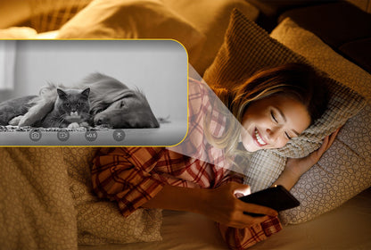 Boykeep 2K 5G/2.4GHz Wi-Fi Indoor Security Camera, Camera for Baby/Elder/Dog/Pet with Phone app, 2-Way Audio Baby Monitor Camera