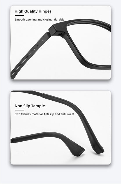 KANSEPT High Quality UltraLight Pure Titanium Anti Blue Reading Glasses Myopia Hyperopia Optical Glasses Prescription Eyewear